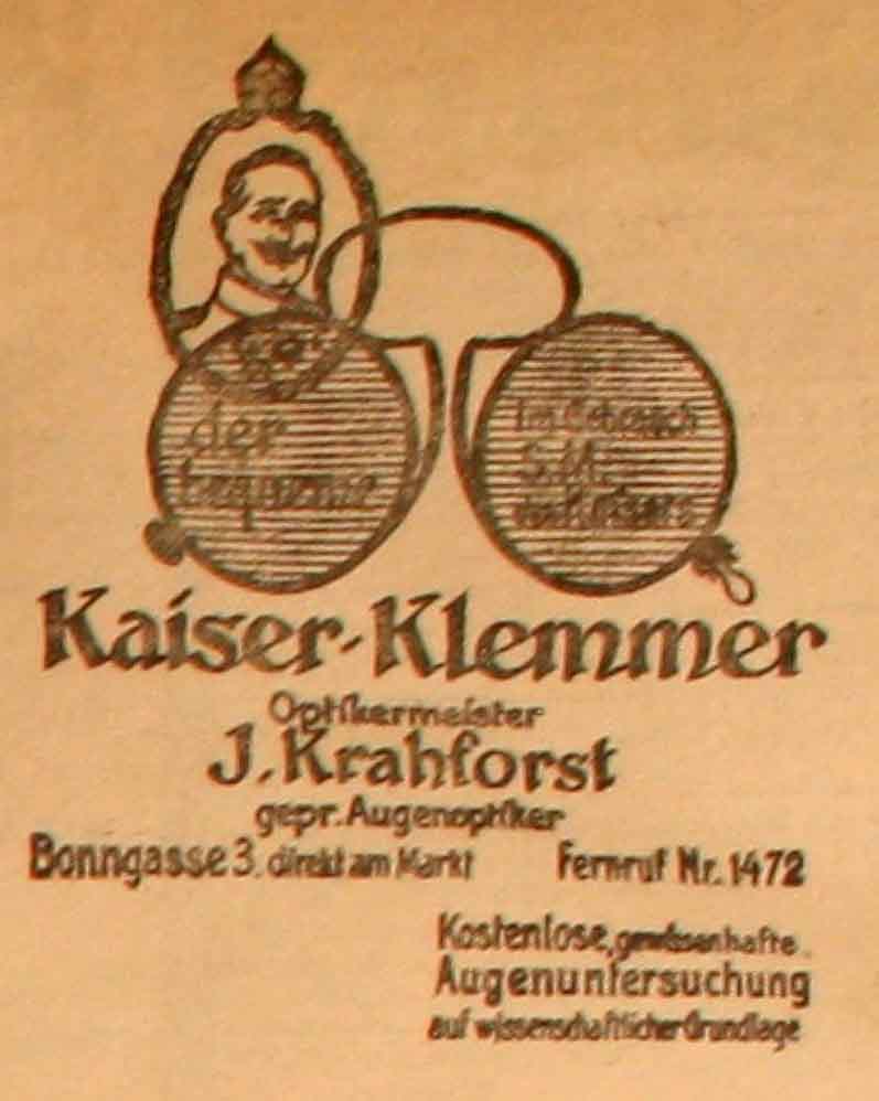 Anzeige in der Deutschen Reichs-Zeitung vom 4. April 1915