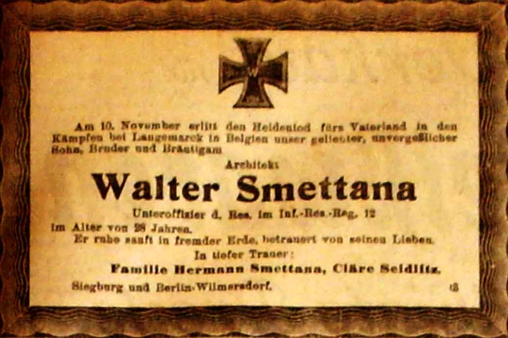 Anzeige im General-Anzeiger vom 13. Januar 1915
