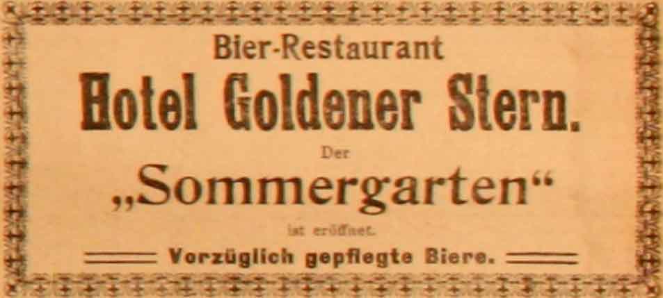 Anzeige in der Deutschen Reichs-Zeitung vom 9. Juni 1915