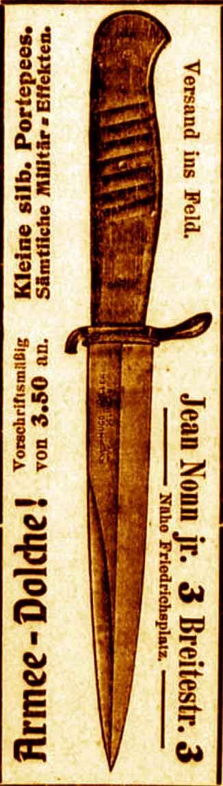 Anzeige im General-Anzeiger vom 23. September 1915