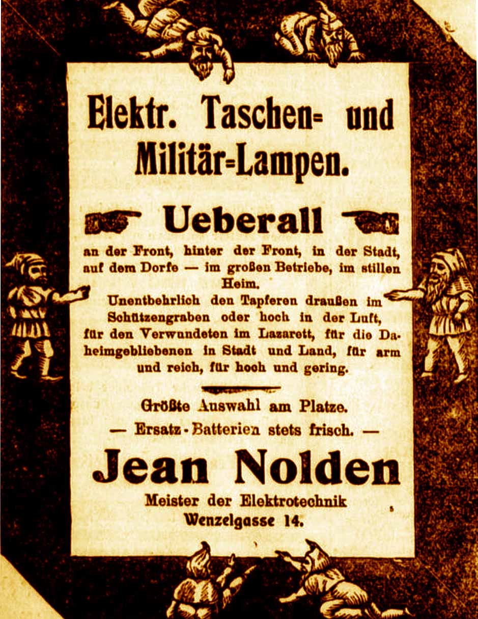 Anzeige im General-Anzeiger vom 7. Januar 1916