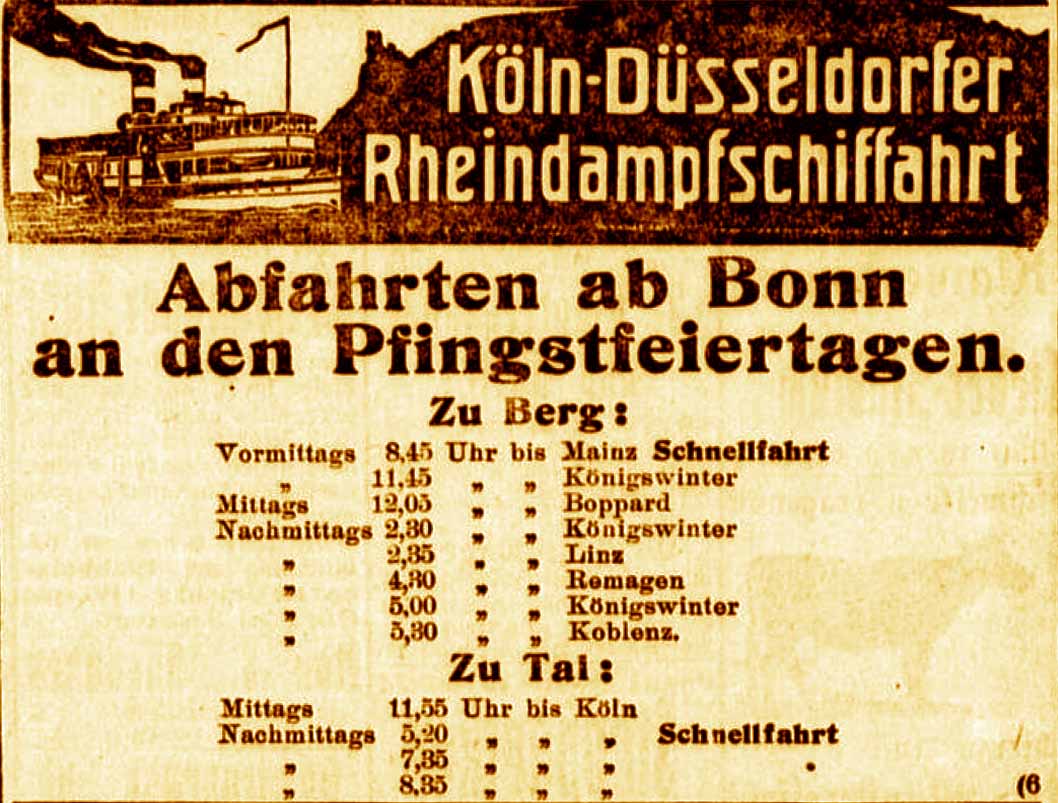 Anzeige im General-Anzeiger vom 10. Juni 1916