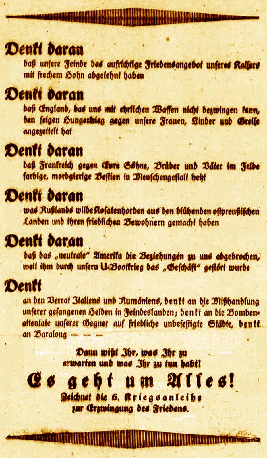 Anzeige in der Deutschen Reichs-Zeitung und in der Bonner Zeitung am 3. April 1917
