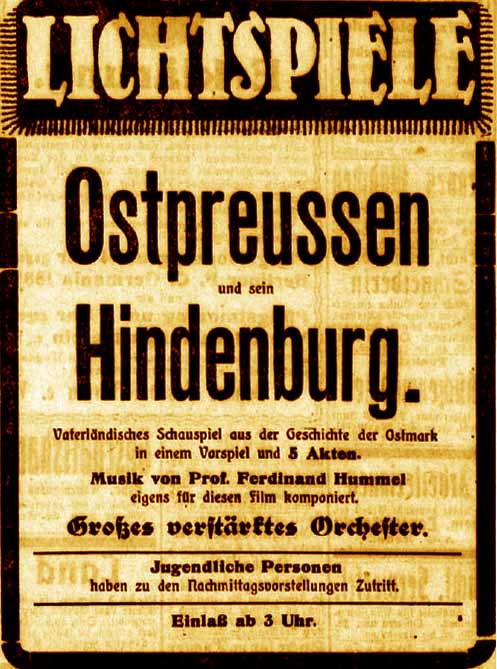 Anzeige im General-Anzeiger vom 24. Mai 1917