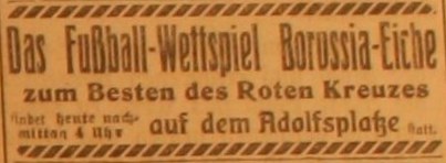 Anzeige im General-Anzeiger vom 6. September 1914
