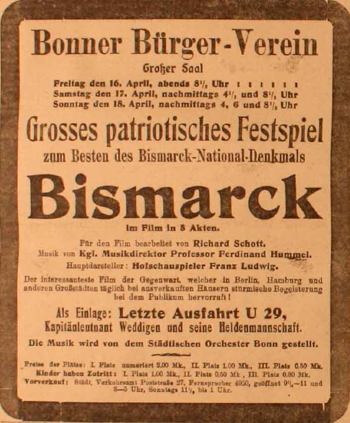 Anzeige im General-Anzeiger vom 14. April 1915