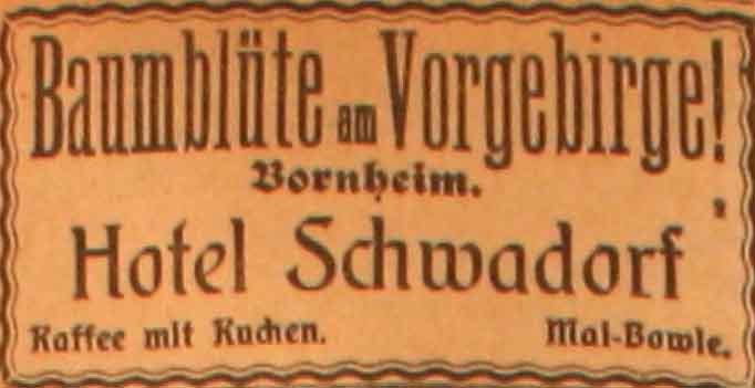Anzeige im General-Anzeiger vom 27. April 1915