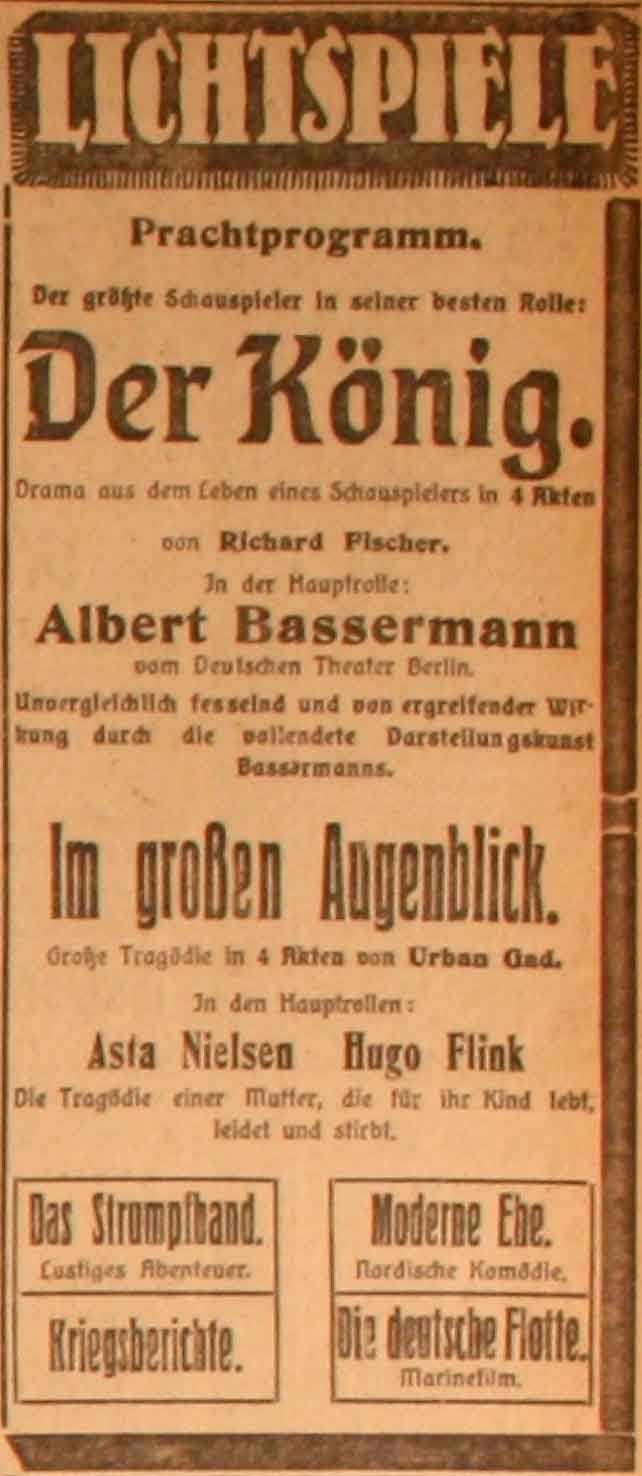 Anzeige im General-Anzeiger vom 17. Februar 1915