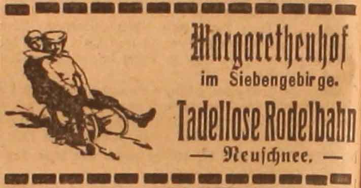 Anzeige im General-Anzeiger vom 28. Januar 1915