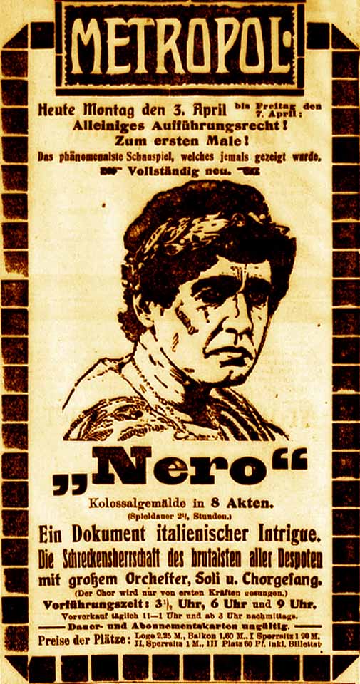 Anzeige im General-Anzeiger vom 3. April 1916