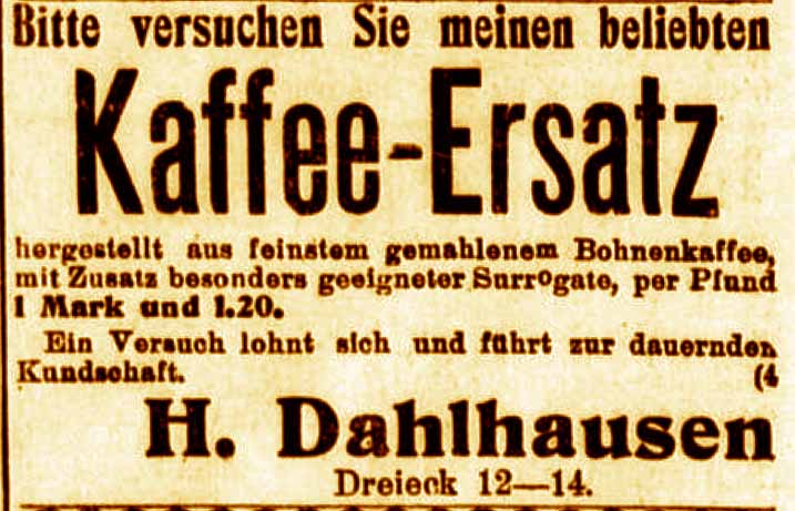 Anzeige im General-Anzeiger vom 17. Februar 1916