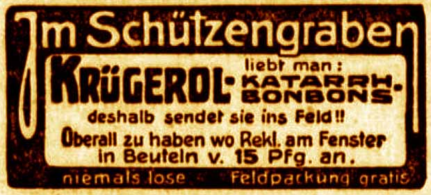 Anzeige im General-Anzeiger vom 3. Januar 1916