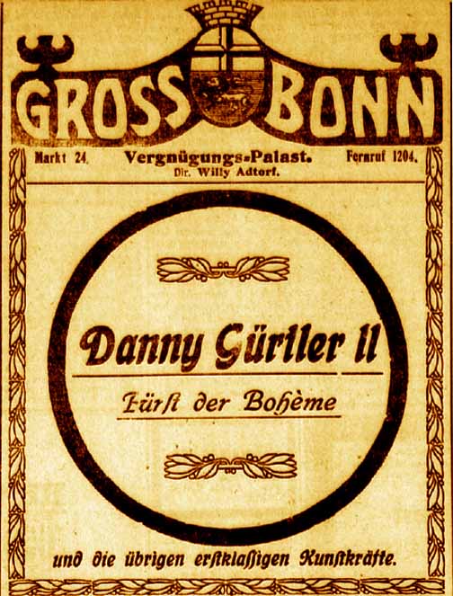 Anzeige im General-Anzeiger vom 6. September 1917