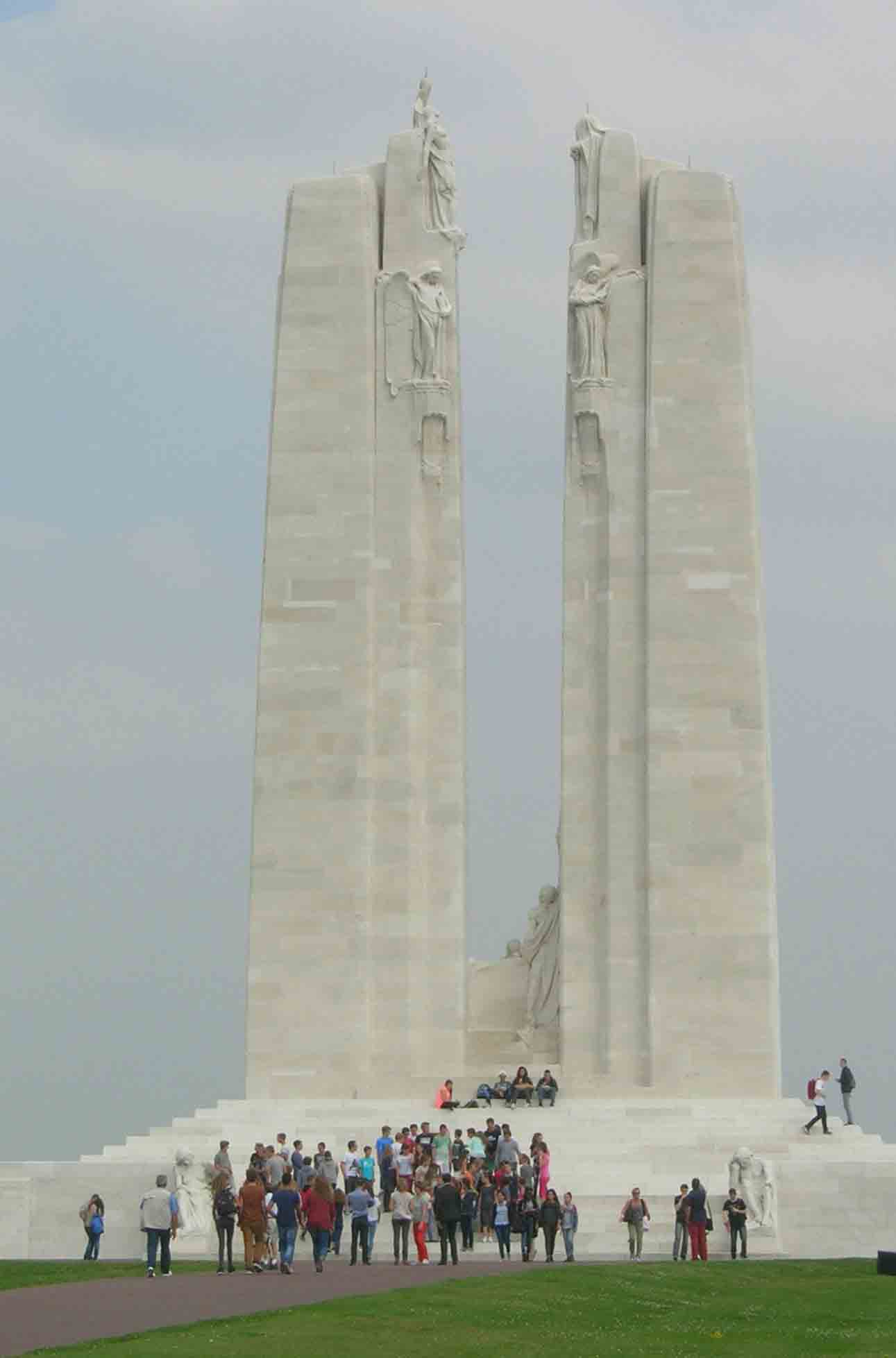 Das kanadische Denkmal von Vimy