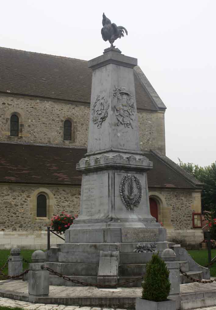 Kriegerdenkmal in der Champagne