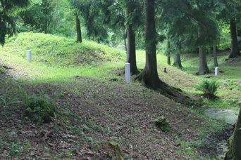 Spuren des Dorfes Fleury